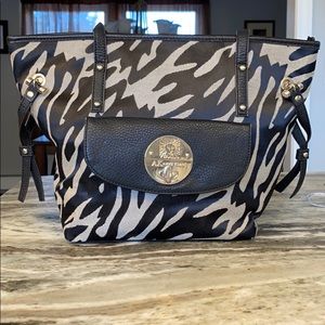 Anne Klein tiger print purse